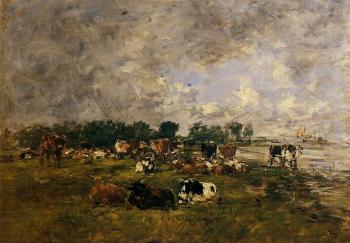 尤金 佈丹 Cows in a Field 尤金 佈丹 Cows in a Field